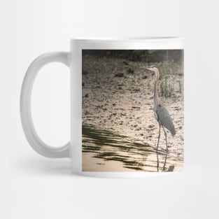 Great Blue Heron in Calabash Mug
